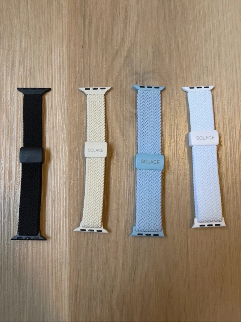 Solace Band Imperial Adapt Watch Band Bundle - White, Cream, Light Blue, Black